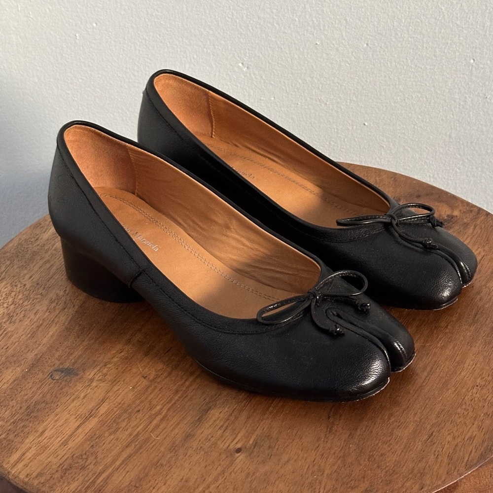 MARGIELA tabi’s with heel